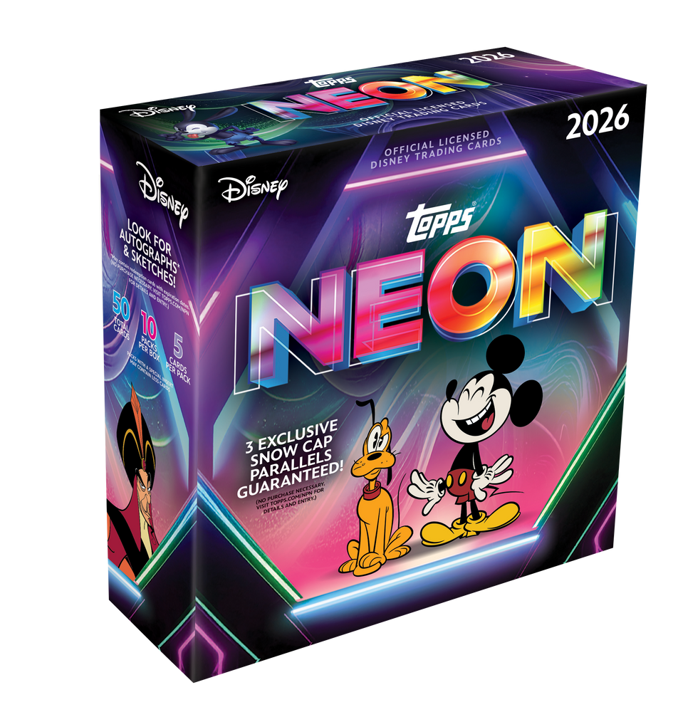 2026 Topps Neon Disney Mega Box