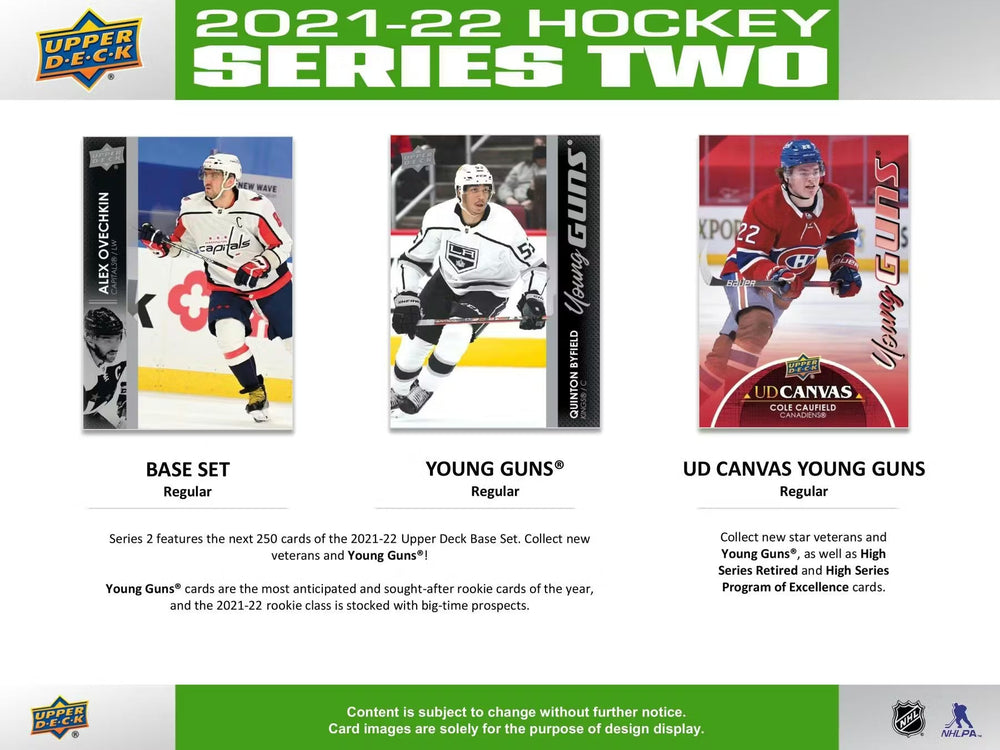 2021-22 Upper Deck Series 2 Hockey (Blaster)