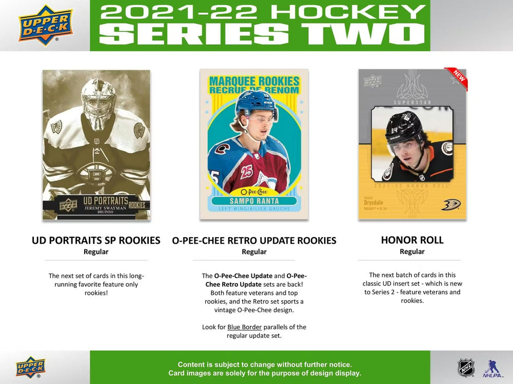 2021-22 Upper Deck Series 2 Hockey (Blaster)