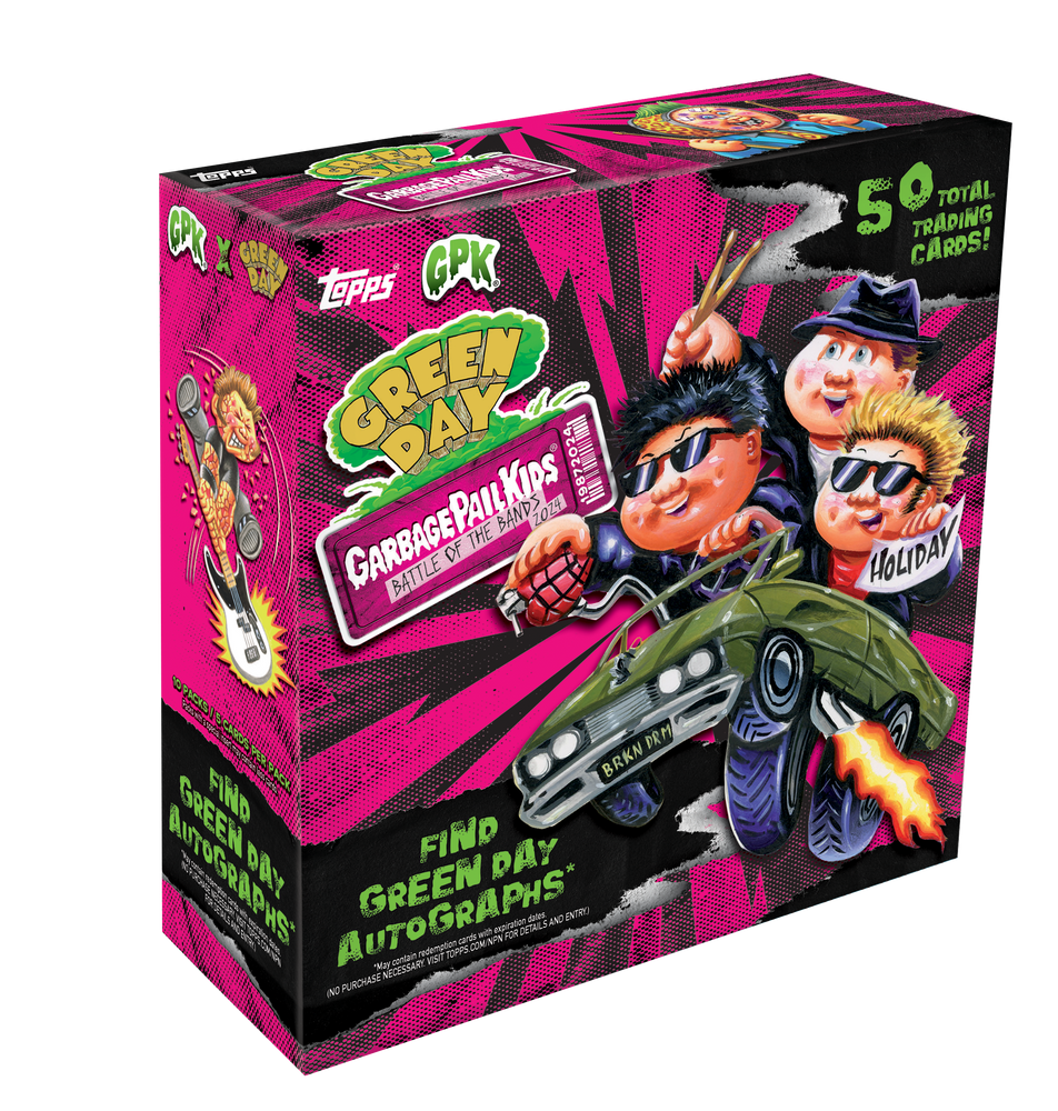 Garbage Pail Kids Battle of the Bands Green Day Hobby Box