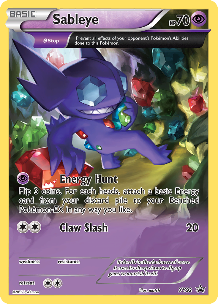 sableye pokemon card Sableye - XY92 XY92/211