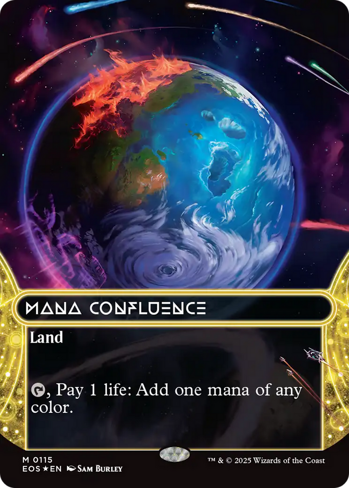 Mana Confluence (0115) (Borderless) (Galaxy Foil) [Edge of Eternities: Stellar Sights]
