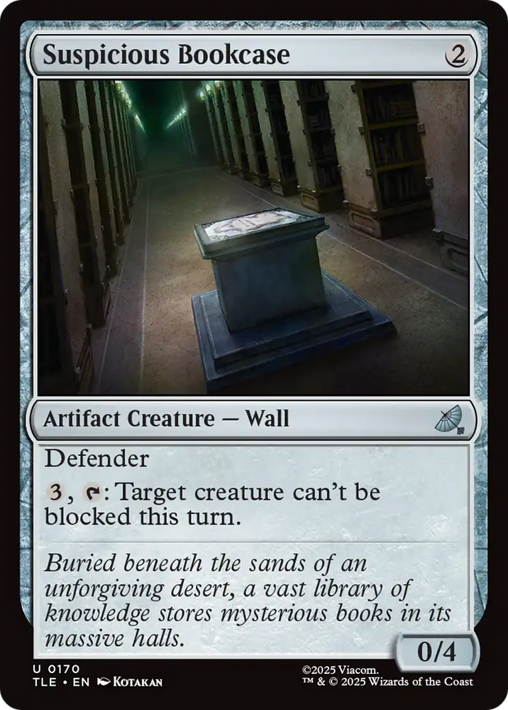 Suspicious Bookcase [Avatar: The Last Airbender: Eternal-Legal]