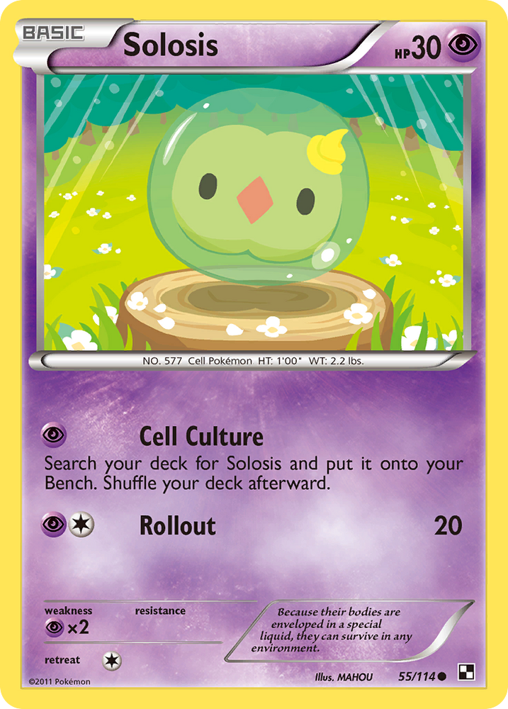 solosis pokemon card Solosis - SV: Black Bolt