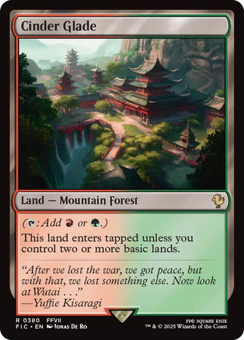 Cinder Glade (Surge Foil) [FINAL FANTASY Commander]