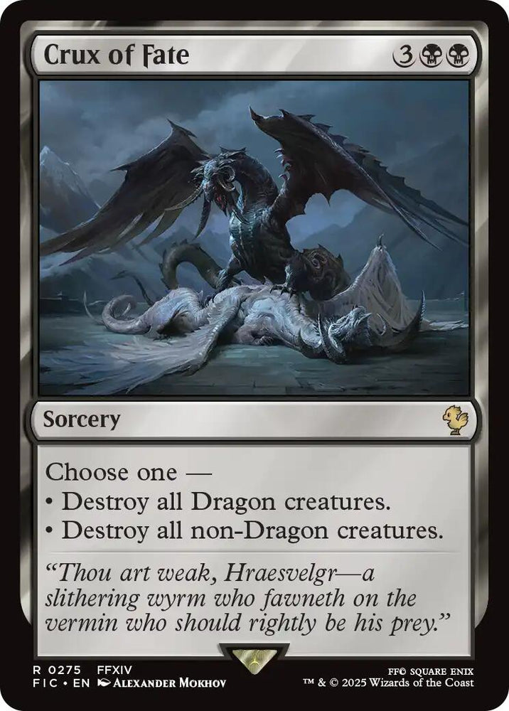 Crux of Fate (Surge Foil) [FINAL FANTASY Commander]