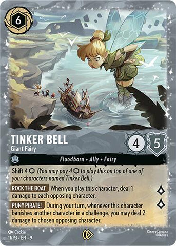 Tinker Bell - Giant Fairy (11/P3) [Promo Cards]