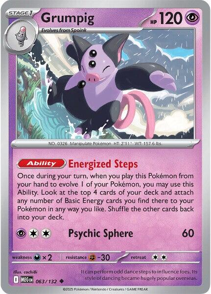 Grumpig (063/132) [Mega Evolution: Base Set]