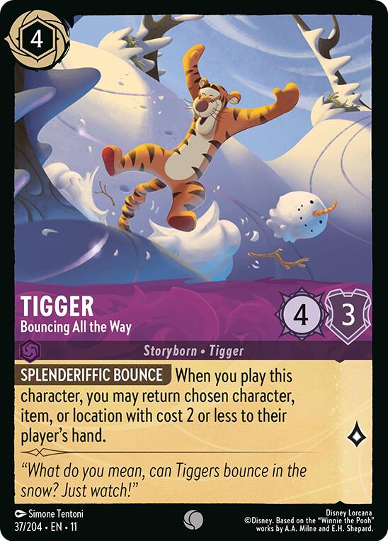 Tigger - Bouncing All the Way (37/204) [Winterspell]