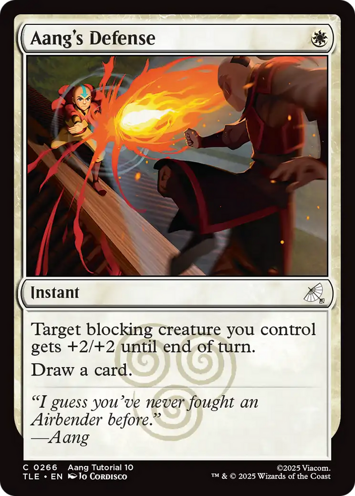 Aang's Defense (0266) [Avatar: The Last Airbender: Eternal-Legal]