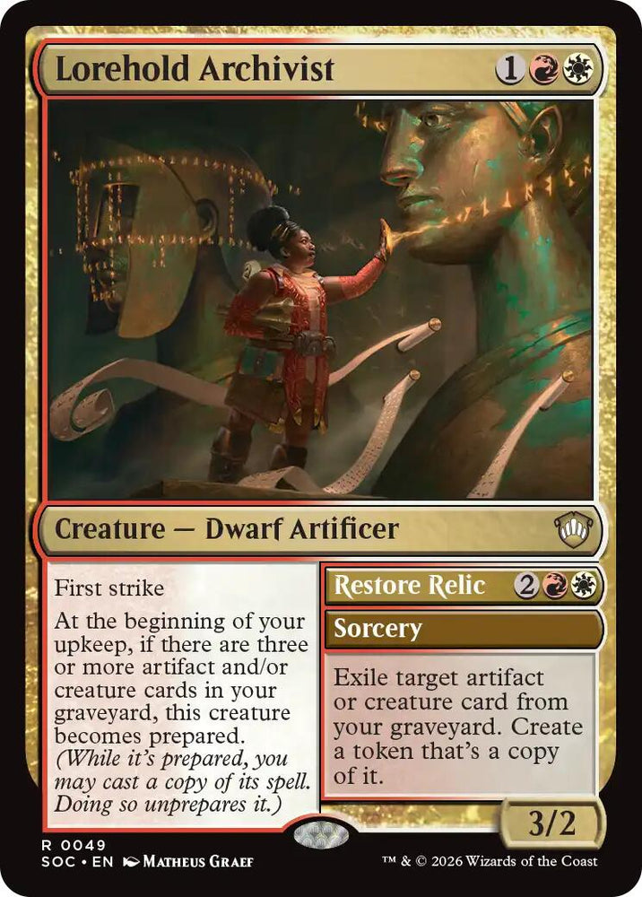 Lorehold Archivist [Secrets of Strixhaven Commander]