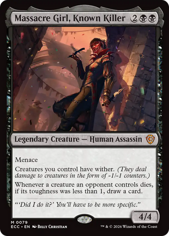 Massacre Girl, Known Killer [Lorwyn Eclipsed Commander]