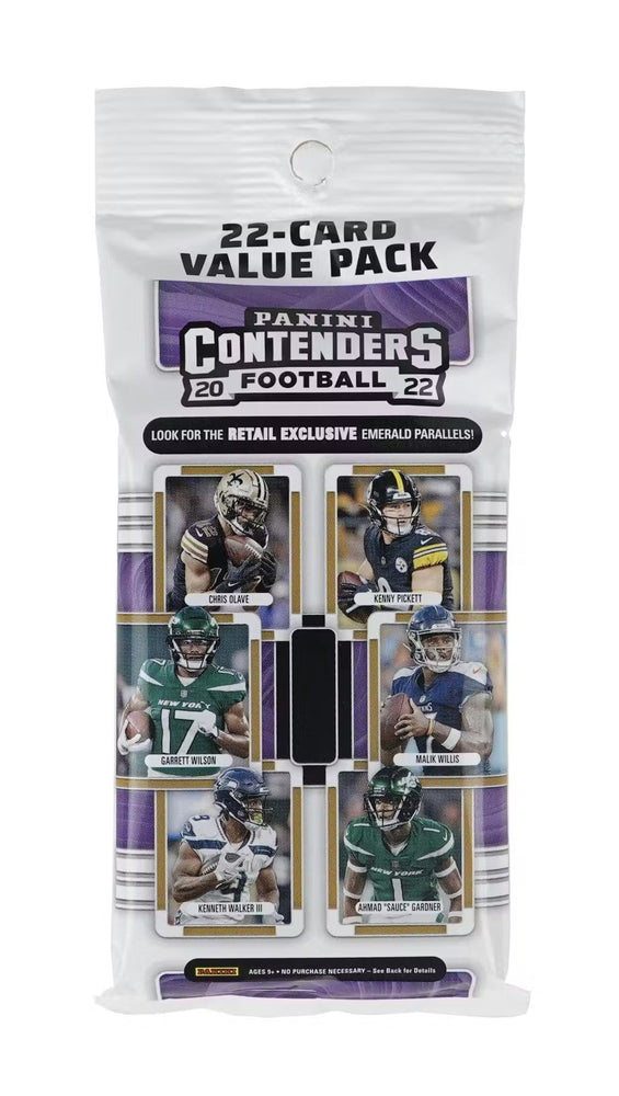 2022 Panini Contenders Football Jumbo Value Fat Pack