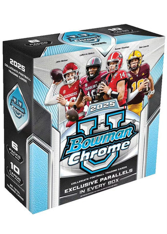 2025 Bowman Chrome University Football Mega Box