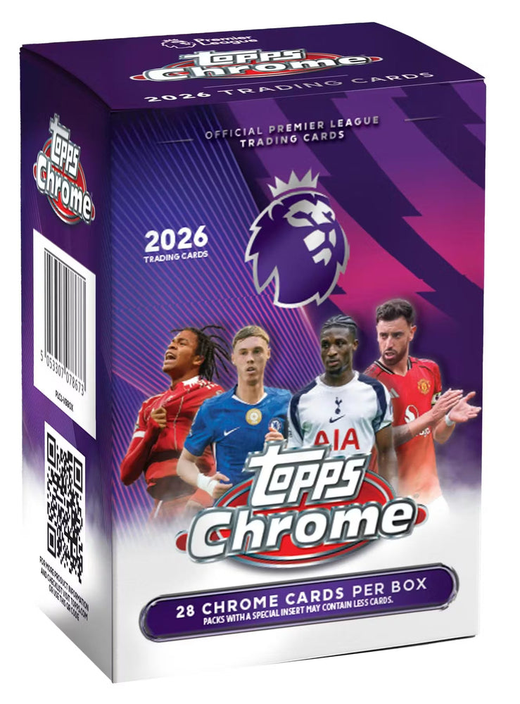 2026 Topps Chrome Premier League EPL Soccer Blaster Box