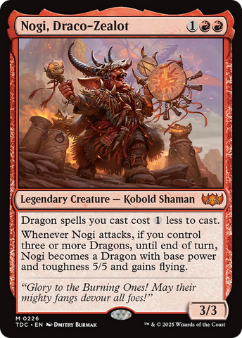 Nogi, Draco-Zealot [Tarkir: Dragonstorm Commander]