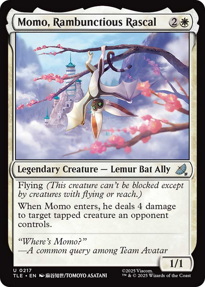 Momo, Rambunctious Rascal [Avatar: The Last Airbender: Eternal-Legal]