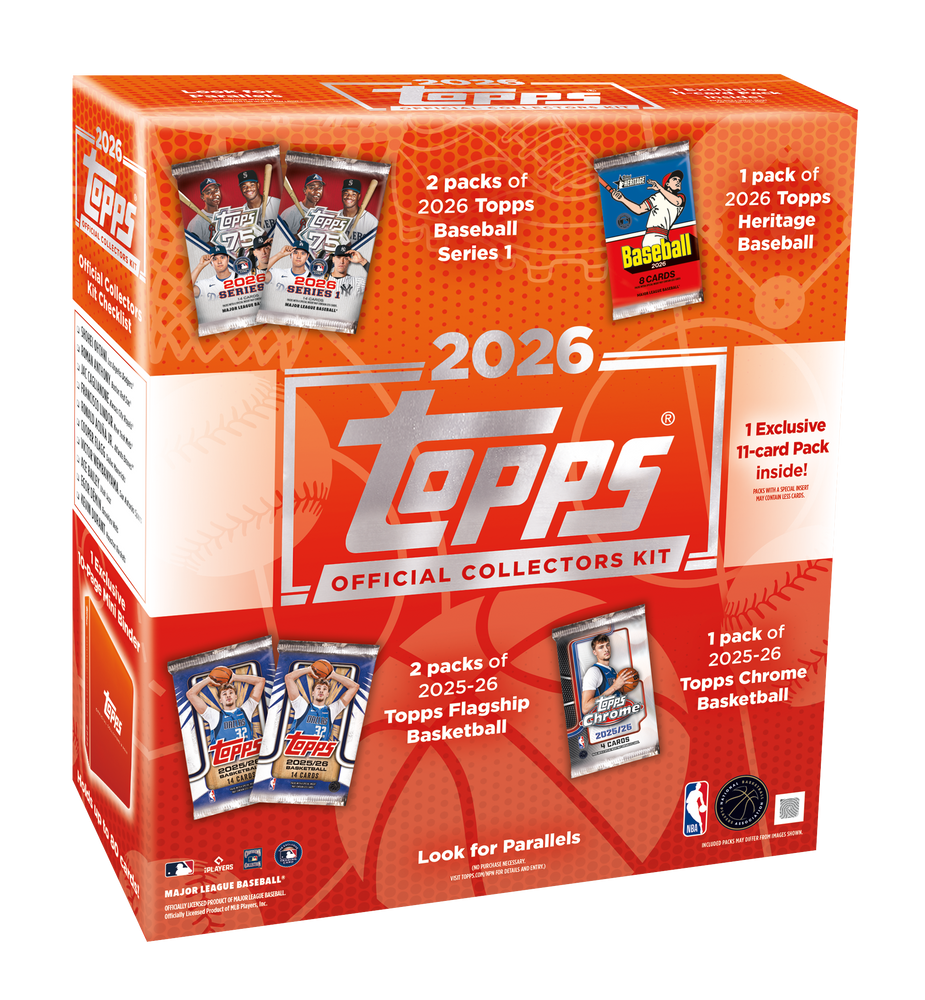 2026 Topps Official Collectors Kit (Baseball/Basketball/Supplies)