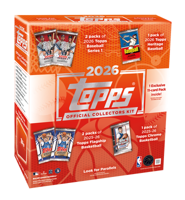 2026 Topps Official Collectors Kit (Baseball/Basketball/Supplies)