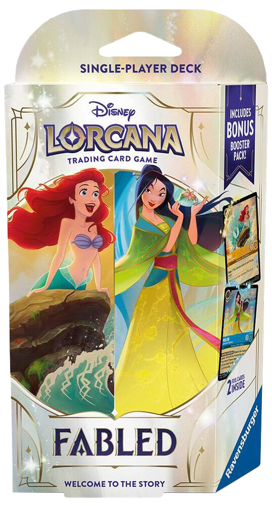 Disney Lorcana: Fabled - Starter Deck - Amber & Sapphire