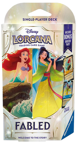 Disney Lorcana: Fabled - Starter Deck - Amber & Sapphire