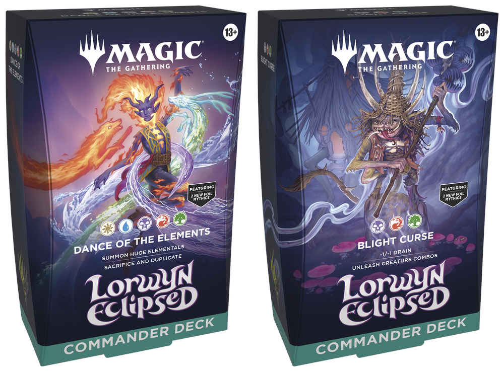 Magic Lorwyn Eclipsed Commander Deck (Set of 2 Decks) - Preorder for January 16th