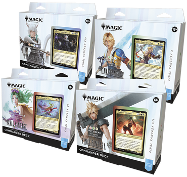 Magic Final Fantasy Commander Deck Collectors Edition (Set of 4 Decks)
