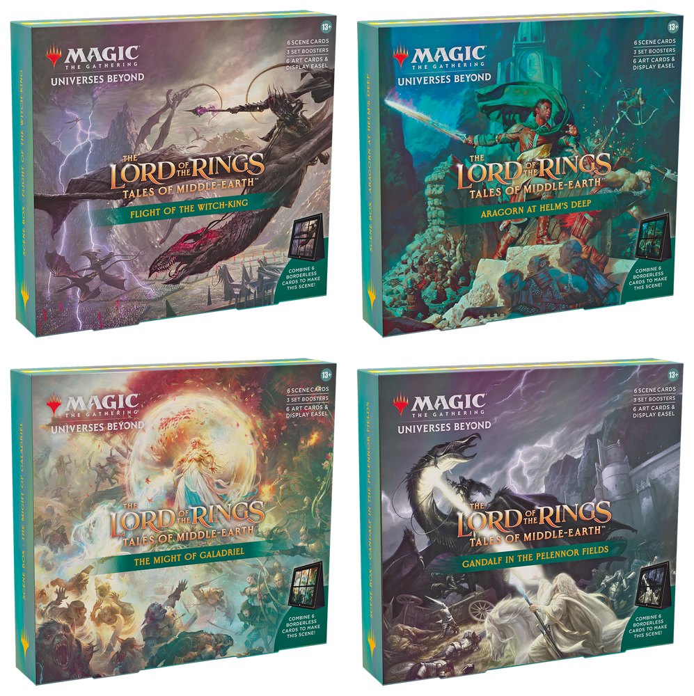 Magic The Lord of the Rings: Tales of Middle-earth Scene Box Set of 4
