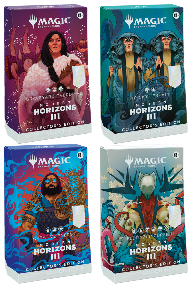 Magic Modern Horizons 3 Collectors Edition Commander Deck (Set of 4 Decks)