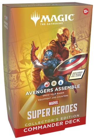Magic Marvel Super Heroes Commander Deck Collector's Edition - Avengers Assemble