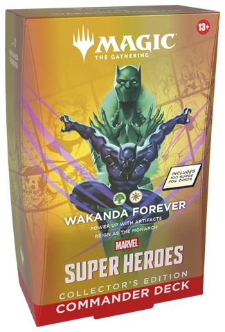 Magic Marvel Super Heroes Commander Deck Collector's Edition - Wakanada Forever