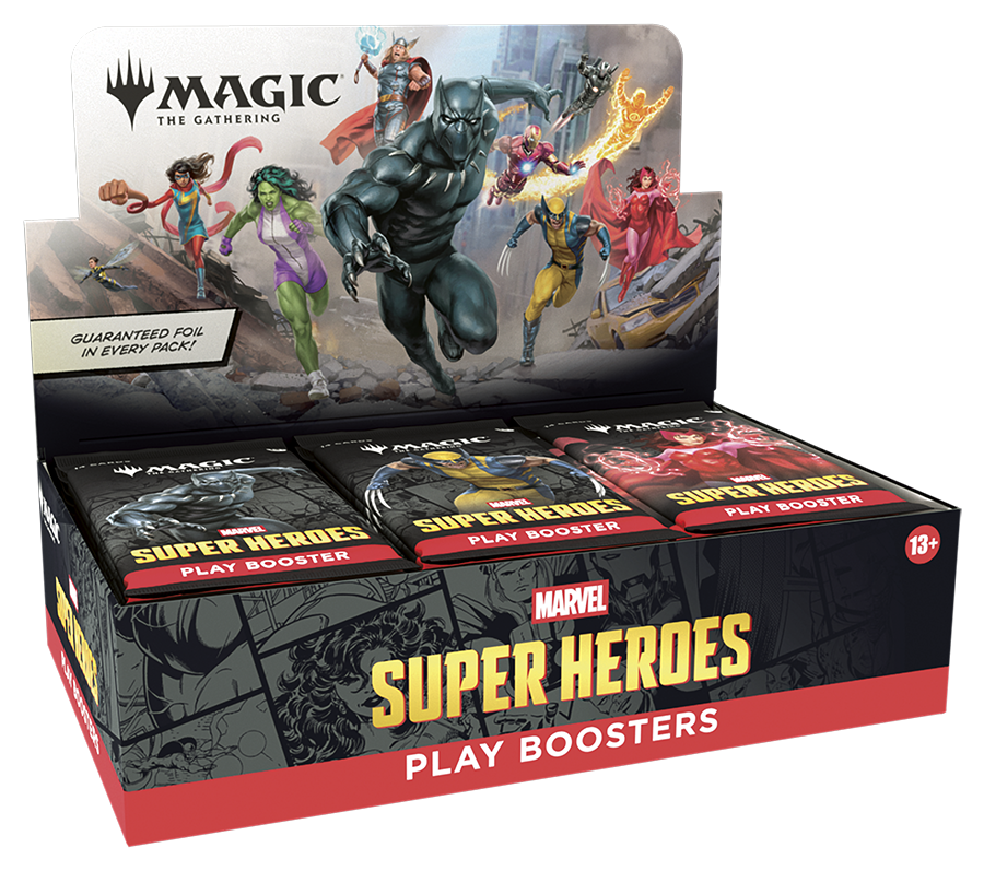 Magic Marvel Super Heroes Play Booster Box - Preorder for June 19th