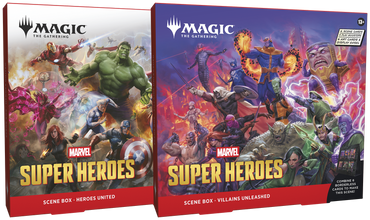 Magic Marvel Super Heroes Scene Boxes (Set of 2) - Preorder for June 19th