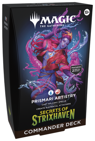 Magic Secrets of Strixhaven Prismari Artistry Commander Deck