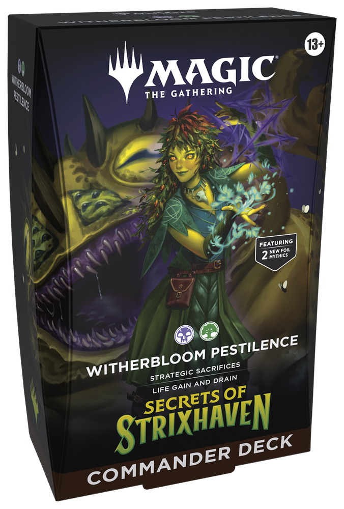 Magic Secrets of Strixhaven Witherbloom Pestilence Commander Deck