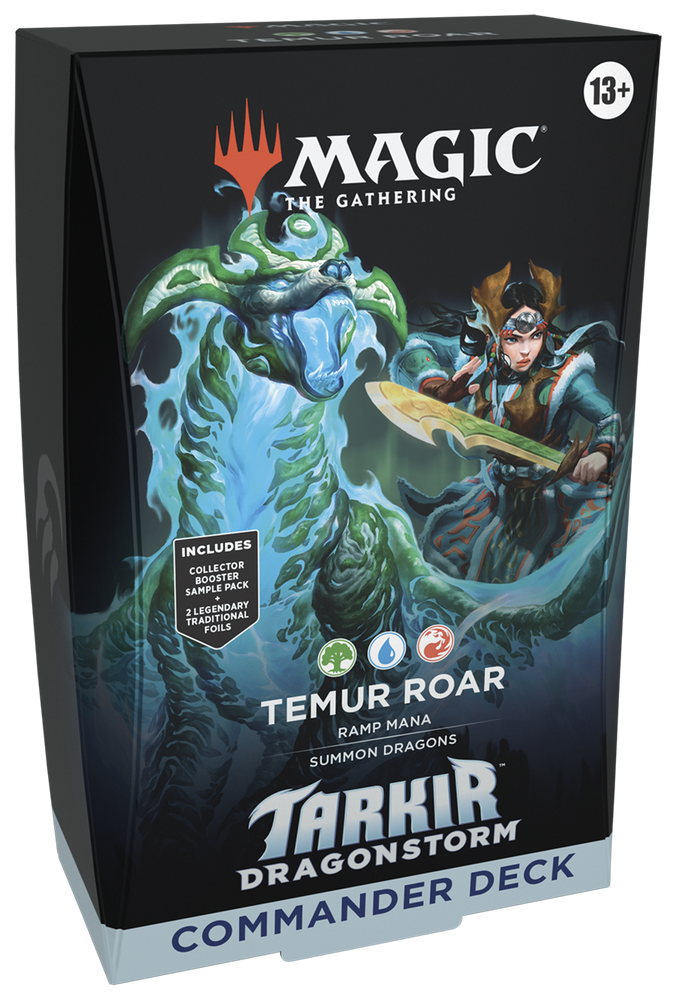 Magic Tarkir: Dragonstorm Temur Roar Commander Deck