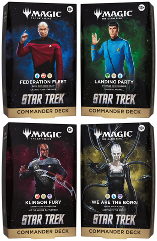 Magic Star Trek Commander Deck - Set of 4 decks - Pre-Order for November 6th