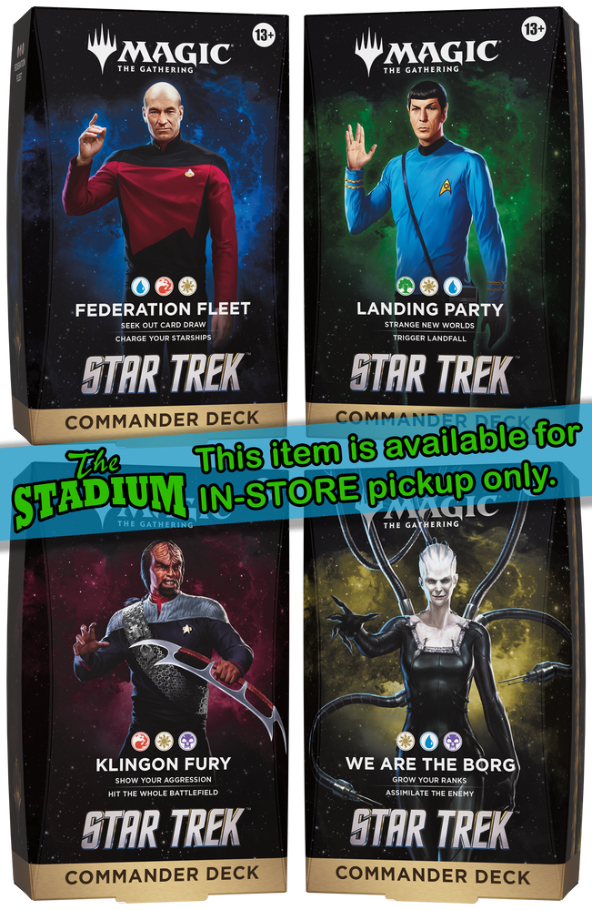 Magic Star Trek Commander Deck - Set of 4 decks - Pre-Order for November 6th