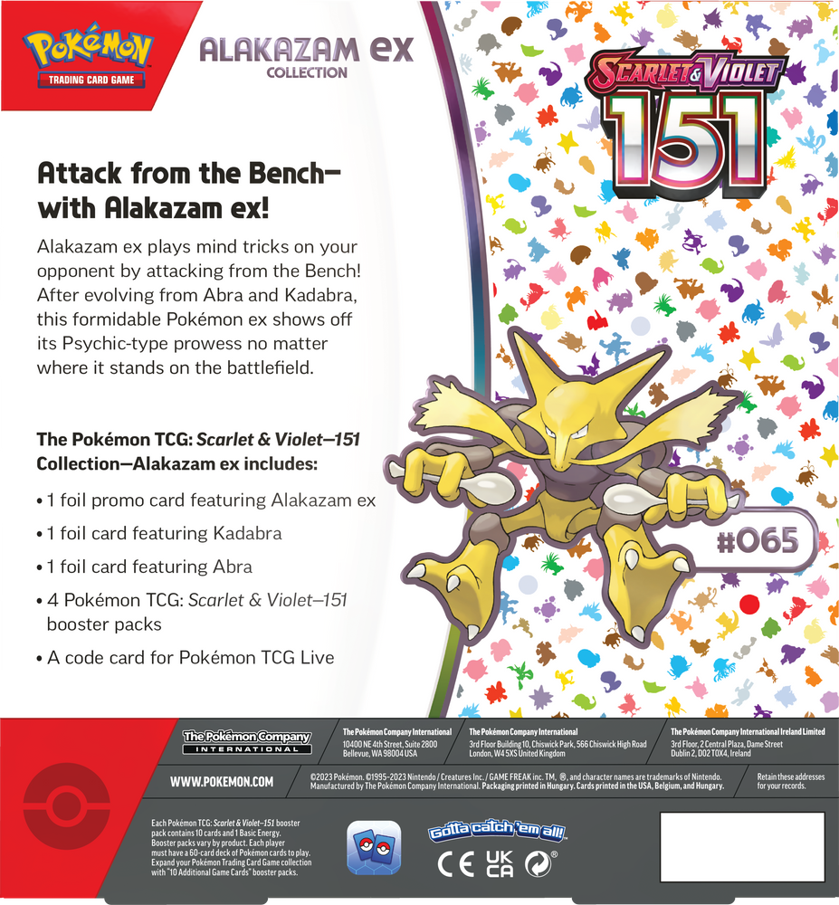 Pokémon TCG: Scarlet & Violet 151 Collection - Alakazam ex