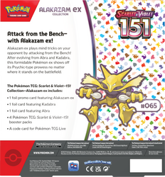 Pokémon TCG: Scarlet & Violet 151 Collection - Alakazam ex
