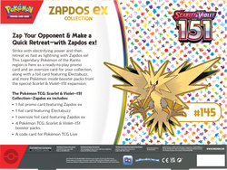 Pokémon TCG: Scarlet & Violet 151 Collection - Zapdos ex