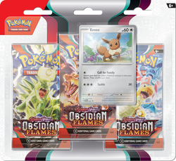 Pokémon TCG: Scarlet & Violet - Obsidian Flames 3 Pack Blister Pack with Promo and Coin
