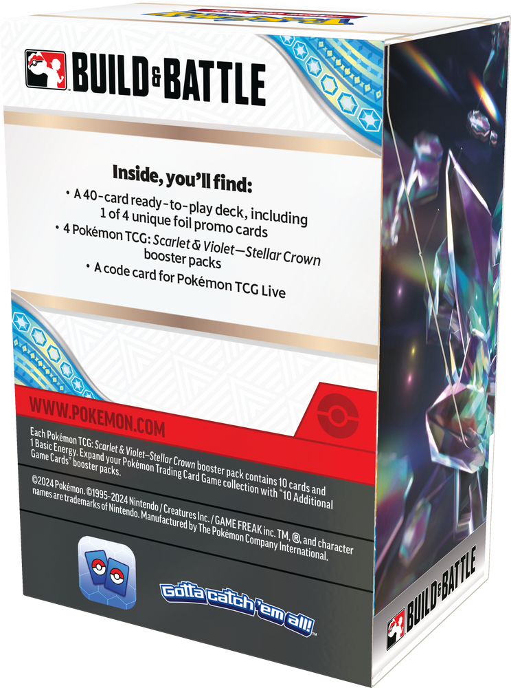 Pokémon TCG: Scarlet & Violet - Stellar Crown Build & Battle Kit