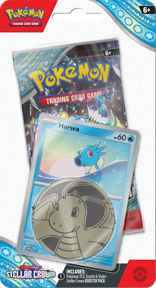 Pokémon TCG: Scarlet & Violet - Stellar Crown Checklane Blister Pack with Coin and Promo