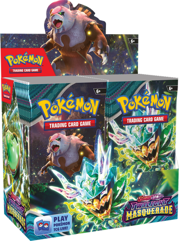 Pokémon TCG: Scarlet & Violet - Twilight Masquerade Booster Box - Preorder for May 20th