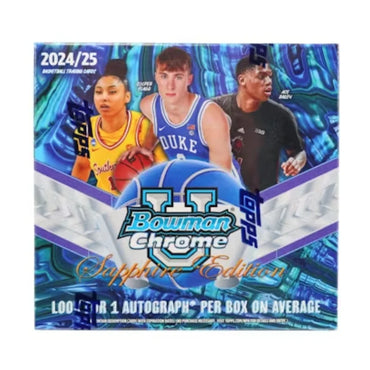 Bowman U Chrome Sapphire Edition Basketball Hobby Box (2024/2025)