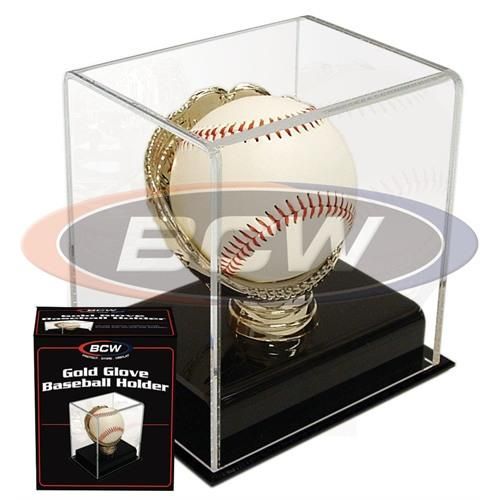 BCW Acrylic Gold Glove Baseball Display