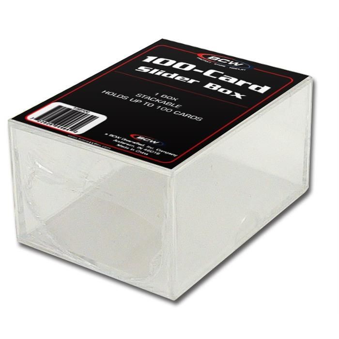 BCW 2-Piece Slider Box - 100 Count