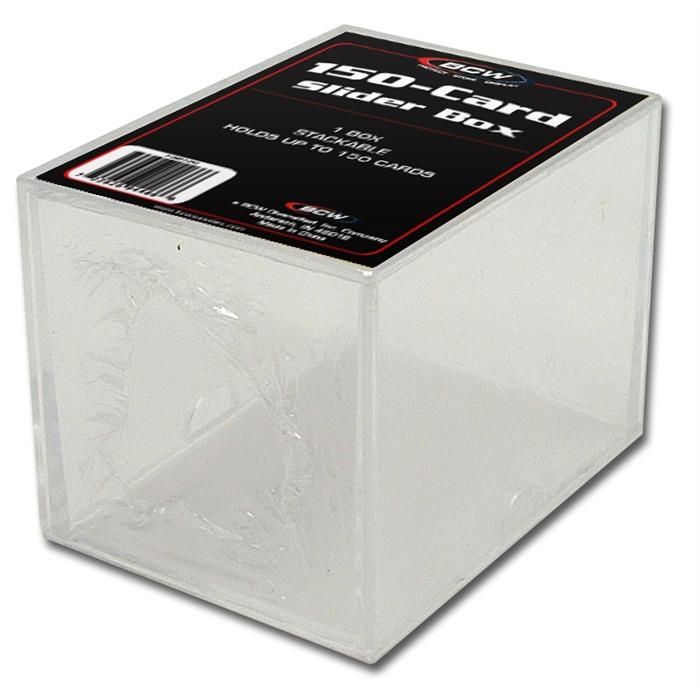 BCW 2-Piece Slider Box - 150 Count