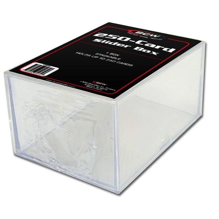 BCW 2-Piece Slider Box - 250 Count